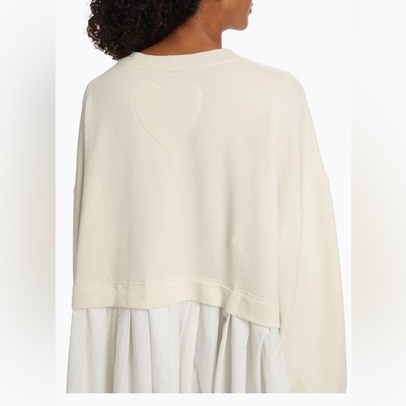 NEW Free People Eleanor Oversized Sweatshirt Tunic Dress - Picture 8 of 15